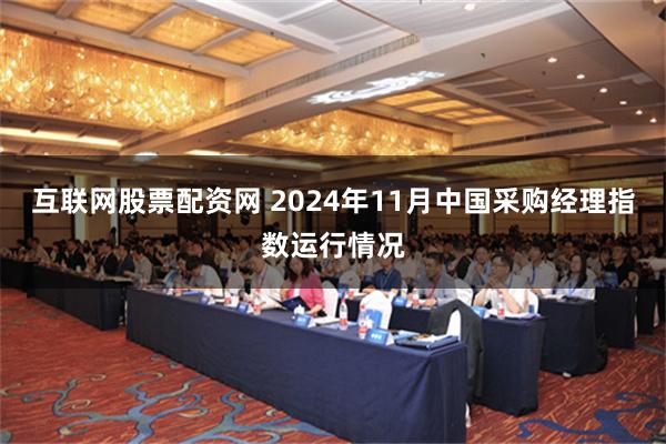 互联网股票配资网 2024年11月中国采购经理指数运行情况